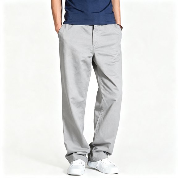 Men's Stretch Twill Cargo Jogger Pants Relaxed Fit Outdoor Workout Casual Trousers S-XXL
