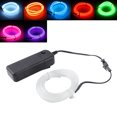 thumbnail image 4 of Naiovety Cuerda luminosa flexible resistente al agua con controlador USB Tubo de LED intermitente constante/rápido de 9 pies Iluminación y accesorios blanco 9ft Naiovety HA8021-05, 4 of 6