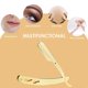 thumbnail image 2 of Stainless Steel Straight Edge Barber Shaving Razor Gold Folding Straight Razor Single Edge Replaceable Blades Shaving Tool Without Blade, 2 of 4