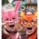thumbnail image 5 of Paquete de 8 juegos de máscaras de animales de papel, multicolor, selva, , bosque, , cuerdas elásticas, manualidades, arte para, 5 of 9