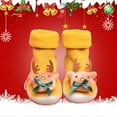 thumbnail image 2 of Otqutp Baby Flat Sneakers Christmas Toddler Socks and Shoes Cartoon Pattern Baby Girls Boys Shoes and Socks for 0 To 3 Years, 2 of 4