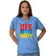 thumbnail image 3 of Life of Party Fun Drinking Partying Men's Graphic T Shirt Tees Brisco Brands S, 3 of 6