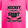 thumbnail image 4 of Inktastic Hockey Funny Sport That Matters Youth T-Shirt, 4 of 5
