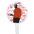 thumbnail image 2 of A Nightmare on Elm Street Freddy Cupcake Picks Toppers Decoration Set of 6, 2 of 7