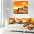 thumbnail image 2 of Designart Wonderful Italy Tuscany Hill at Dawn - Throw Pillow - 16x16, 2 of 4