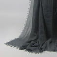 thumbnail image 7 of Women's Scarf, Neckerchief, Scarves, Silk Scarf, Scarf, All - Gray, 90x180cm, 7 of 7