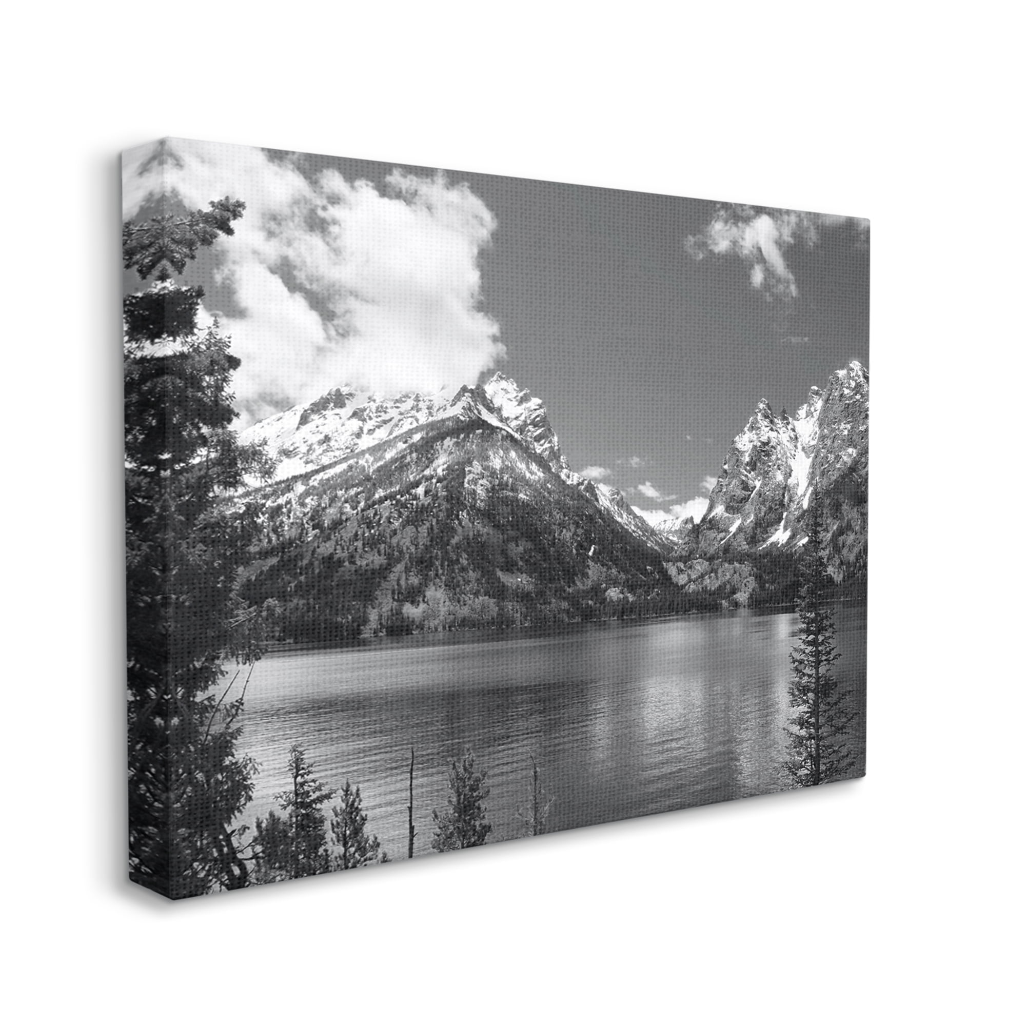 Stupell Industries Nature Pond Landscape Landscape Photography Gallery Wrapped Canvas Art Print Wall Art, 30 x 24