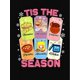 thumbnail image 2 of 1pc Women'S Casual Crew Neck T-Shirt with Geometric Food Season Print, Polyester Knit Fabric, Medium Stretch, Fashionable Short Sleeve Top for All Seasons, 2 of 6