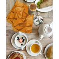 thumbnail image 4 of Orange Geometric Kitchen Dish Towels for Drying Dishes Set of 2, Modern Luxury Aesthetic Abstract Motifs Waffle Weave Microfiber Hand Tea Bathroom Towels Quick Dry & Absorbent Towel 15.7x23.6, 4 of 7