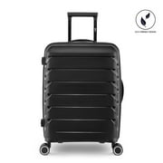 PUR by iFLY 20 Carry On Hard Side Lightweight Expandable Luggage, Black