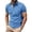 Blue, variant on Kcolen Men's Polo Shirts Cotton Men's Short Sleeve Shirt for Tennis Sports and Summer Leisure Activities with Soft Breathable Summer Casual Beach Basic