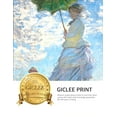 thumbnail image 5 of DECORARTS - The Walk, Woman with a Parasol (1875) by Claude Monet. Classic Art Reproduction, Giclee Print on Canvas. Ready to Hang Framed Wall Art for Wall Decor. Total Size w/ Frame: 30x26", 5 of 6