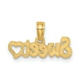 thumbnail image 2 of Auriga Fine Jewelry 10K Yellow Gold Sweet Heart Charm (L- 9.98 mm, W- 17.36 mm) for Women, 2 of 7