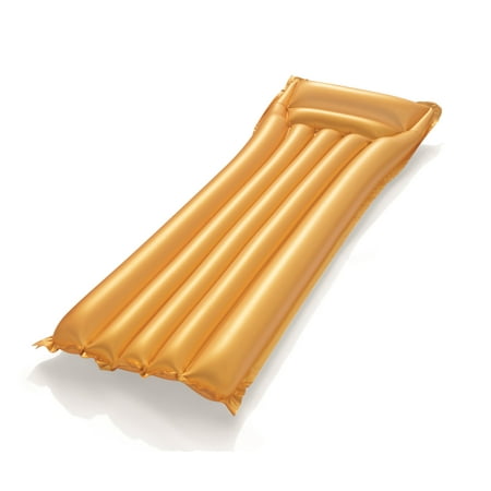 Bestway Gold Swim Mat Inflatable Pool Lounge Raft (Best Way To Find Gold)