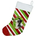 thumbnail image 2 of Carolines Treasures CK4052CS Christmas Snowflakes Border Collie Christmas Stocking, Large, Multicolor, 2 of 2