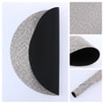 thumbnail image 2 of Unique Bargains Set of 6 PU Placemats for Kitchen Gray 15*15in, 2 of 7