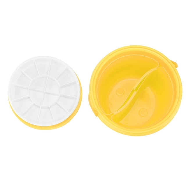 Vaso Limpiador De Brochas De Pintura, Tina De Lavado De Brochas Multifunción Con Paleta Para Mezcla De Colores