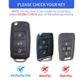 thumbnail image 2 of OFFCURVE  Key Fob Cover with Keychain for VW - Durable TPU, Full Protector,Blue Sliver, 2 of 5