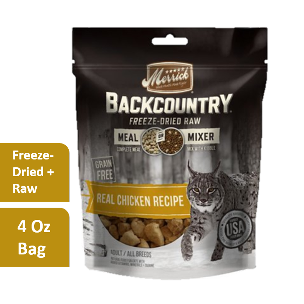 Merrick Backcountry GrainFree Meal Mixer Real Chicken Recipe Freeze