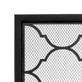 thumbnail image 4 of Vanity Art 1-Panel Iron Fireplace Screen | Heavy-Duty and Heat-Resistant Indoor Single Panel Geometric Pattern Iron Fireplace Screen with 29.33-inch Height, Black, MLT3026FP-BK, 4 of 7