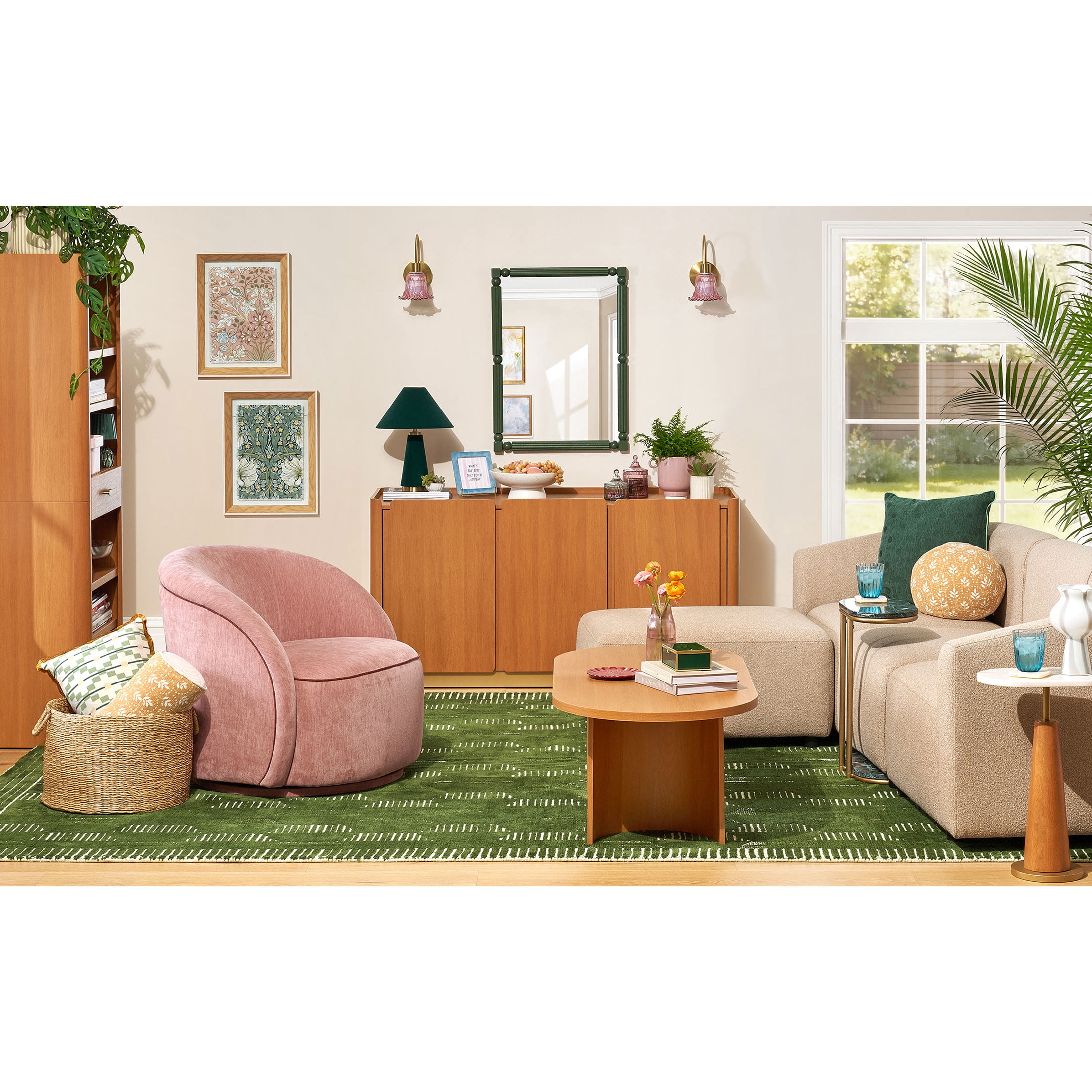 Beautiful Mae Bookcase by Drew Barrymore, Cherry