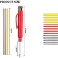 thumbnail image 3 of Crayon de Construction - Ensemble de 3 Crayons de Charpentier - Taille-Crayon Inclus - Blanc, 3 of 4