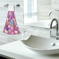 thumbnail image 7 of SKYSONIC Hanging Kitchen Towel 12 x 17 Inch Love Hearts Towel Set 2 Pieces of Dry Towels, 7 of 7