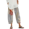 thumbnail image 1 of Pantalones capris Medlor Boho para mujer con estampado de verano de 2025, 1 of 5