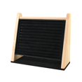 thumbnail image 2 of Holder Organizer Stable Base Multi Tiers Wooden Ear Studs Holder Black, 2 of 8