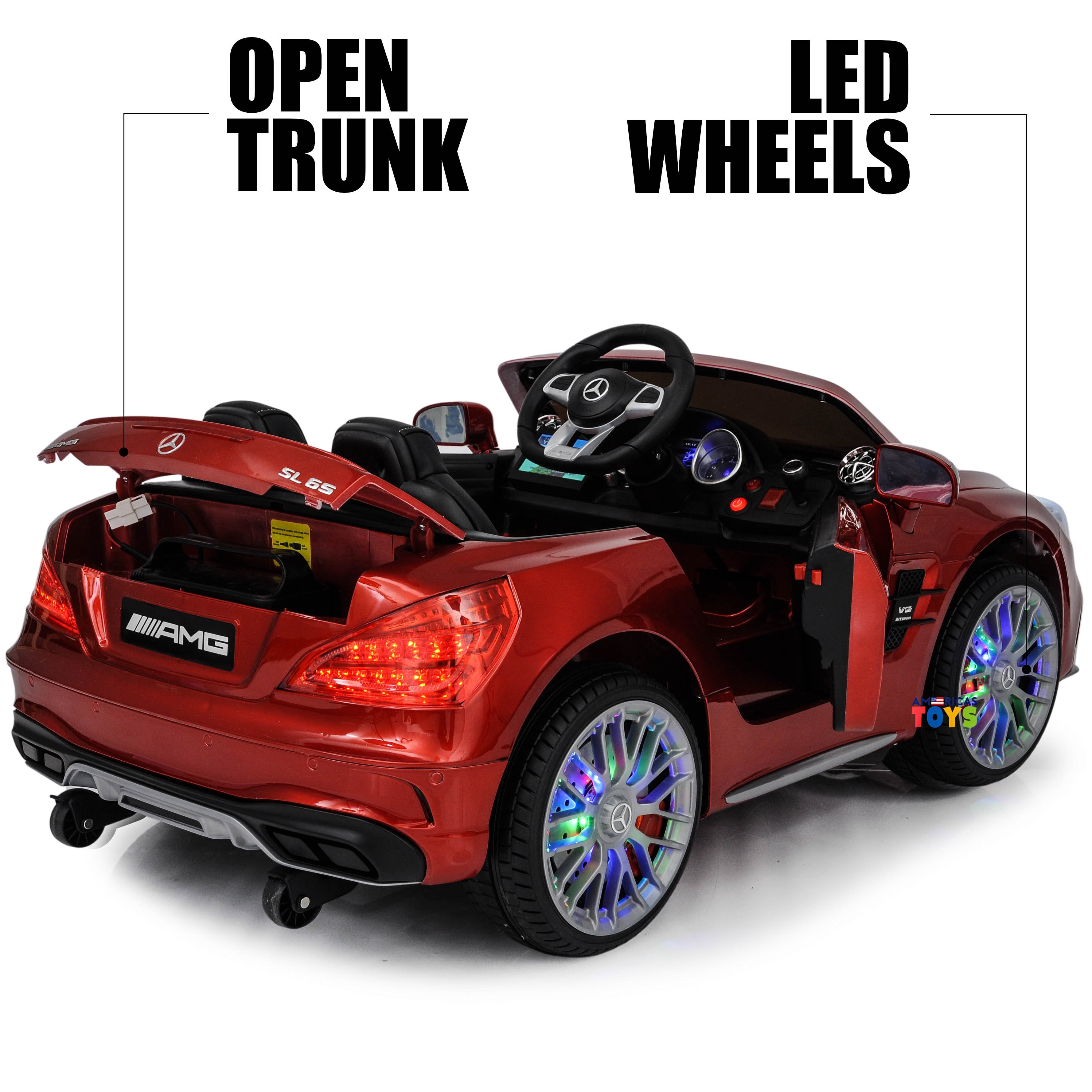 Mercedes-Benz SL65 12V Powered Ride on Car for Kids with Remote Control