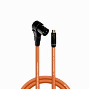 Coluber Cable Balanced Right Angle XLR Male to RCA Female 3 - Pin Connector