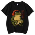 thumbnail image 3 of WOYY Toddler Girls Frog T-Shirt Short Sleeve Graphic Tee Kids Casual T Shirt, Sizes 3-4T, 3 of 3