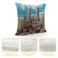 thumbnail image 4 of TIAOTIAOHOU USA City Atlanta Cushion Cover City of Pillow Case City Landscape Pillows Nursery Decor Modern Linen Sofa Pillowcase for Sofa Chair Car, 4 of 5