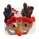thumbnail image 4 of Gafas navideñas para niños y adultos. Monturas divertidas para gafas navideñas de Año Nuevo. Asta de café con nariz, 4 of 9