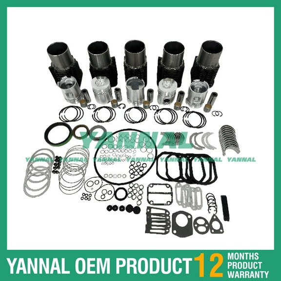 Cylinder Liner Kit With Gasket Set Bearing For Deutz F5L912 Diesel Engine Parts