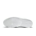 thumbnail image 6 of Jordan Mens Air 1 Mid 554724 136 Triple White - Size 9.5, 6 of 8