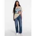 thumbnail image 2 of Americana Landscape Women's Graphic Cotton Tee with Short Sleeves from Way to Celebrate, Sizes XXS-XXL, 2 of 5
