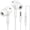 White-3.5mm, variant on 3.5mm/Type C Headphone for PC Laptop Corded Earbuds Computer Headset with Microphone Noise Canceling in-Ear Earphones
