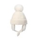 thumbnail image 1 of Gorro de punto con orejeras para bebé, de Color sólido Gorro con pompón, gorros gruesos y cálidos de felpa para protección de los oídos para niño y niña, Invierno, 1 of 4