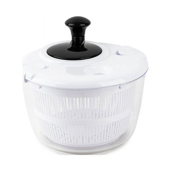 Core Kitchen White ABS Plastic Salad Spinner