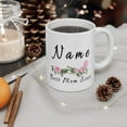 thumbnail image 3 of Personalized Customized Best Mom Ever Mothers Day Grandma Aunt Sister Dog Cat Mom From Daughter Son Brother Husband Family Drinkware Coffee Ceramic Mug 11oz White, 3 of 5