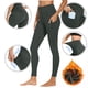 thumbnail image 2 of TaTaai Women's Fleece Lined Yoga Pants High Waisted with Pockets Solid Full Length Warm Leggings for Winter Workout Gym Fitness Lounge Non-See-Through Gift, 2 of 8