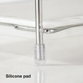 thumbnail image 4 of CSChome Kitchen Sponge Shelf Kitchen Shelf Set Hollow Out Waterproof Keep Dry 304 Stainless Steel Sink Countertop Wire Ball Dish Rag Drain Rack, 4 of 7