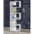 thumbnail image 1 of Multi-Tier Bookcase, White, 1 of 2