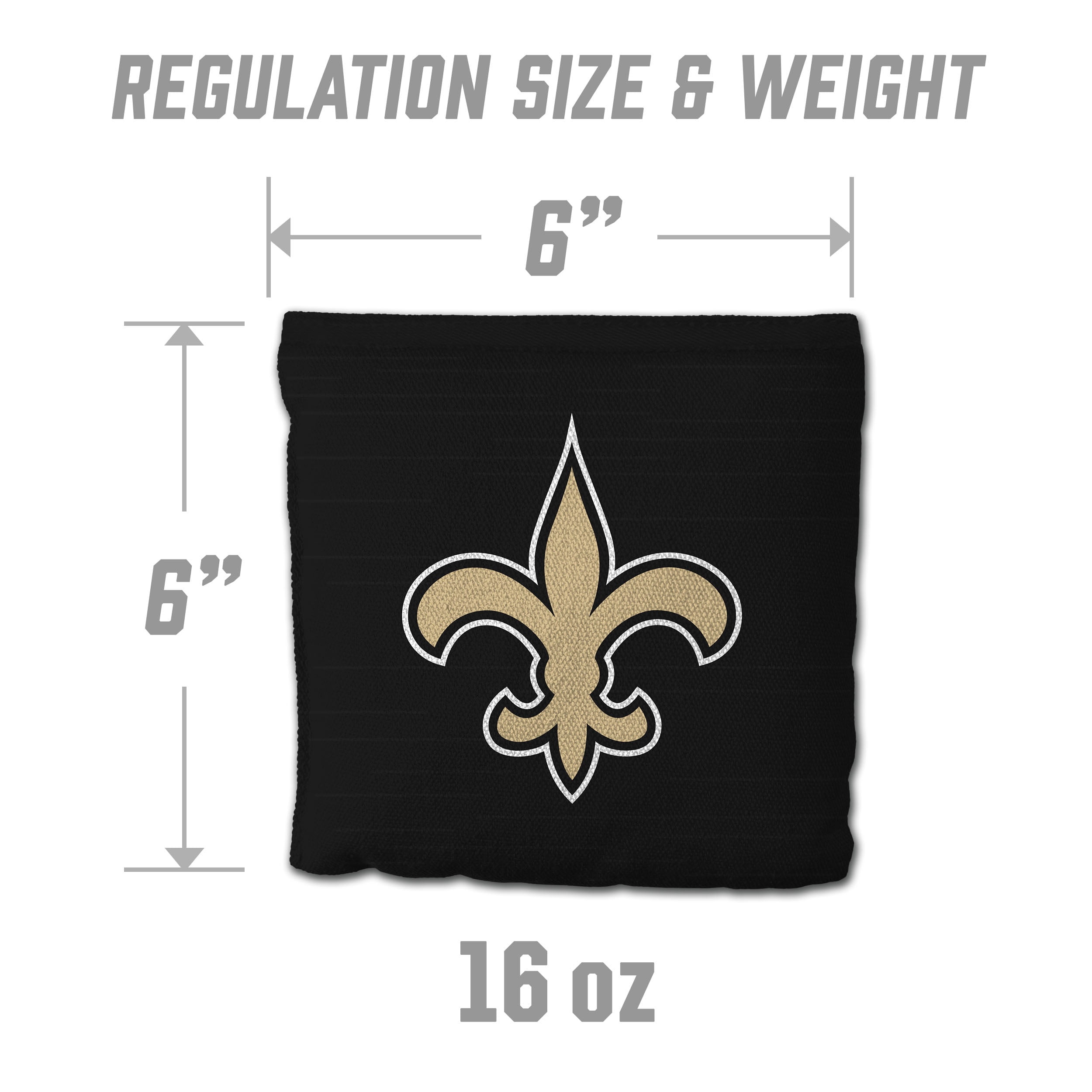 New Orleans Saints 8pk Licensed Cornhole Bags