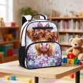 thumbnail image 2 of Jeiento Highland Cow 13.5 Inch Kids Backpack for Toddler Preschool, Lightweight School Bag for Boys 2-5, Bookbag with Adjustable Shoulder Straps, 2 of 7