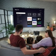 RCA 1080P Full HD Roku Smart Projector with Bluetooth and Multiple Aspect Ratios