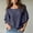 #0521-Navy, variant on Womens Top Short Sleeve Round Neck Ruffle Tiered Loose Chiffon Blouse Casual Flowy for Summer