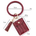 thumbnail image 3 of Up to 65% Off Large Bracelet Keychain Card Holder Tassel Bangle Key Ring Wristban With Wallet Necklace Rings Earring Jewelry on Clearance, 3 of 3