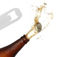 thumbnail image 4 of Hemoton 10pcs Portable Beer Bottle Opener Keychains Flat Stainless Steel Bottle Cap Opener for Bartenders Home Use, 4 of 8